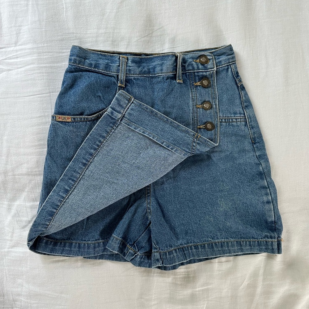 Vintage Express Denim Mini Skort